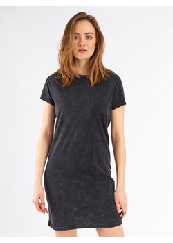 GATE Bawełniana sukienka T-shirt z efektem sprania XS ze sklepu gateshop w kategorii Sukienki - zdjęcie 154309176