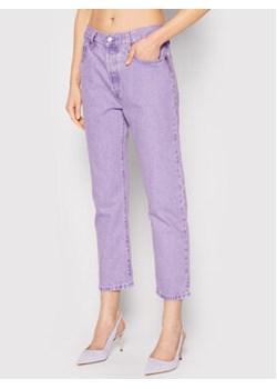 Levi's® Jeansy FRESH 501® Crop 36200-0218 Fioletowy Cropped Fit ze sklepu MODIVO w kategorii Jeansy damskie - zdjęcie 154311885