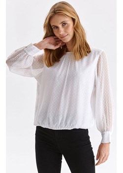 Elegancka bluzka w kolorze kremowym SBD1418, Kolor kremowy, Rozmiar 34, Top Secret ze sklepu Primodo w kategorii Bluzki damskie - zdjęcie 154311978