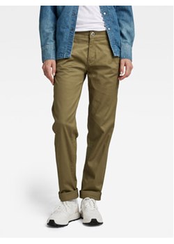 G-Star Raw Chinosy D22539-C072-B212 Zielony Boyfriend Fit ze sklepu MODIVO w kategorii Spodnie damskie - zdjęcie 154334379