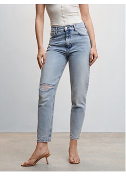 Mango Jeansy Mom2000 47065879 Niebieski Mom Fit ze sklepu MODIVO w kategorii Jeansy damskie - zdjęcie 154334505