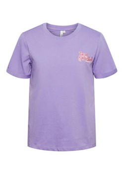 Pieces KIDS T-Shirt 17137755 Fioletowy Loose Fit ze sklepu MODIVO w kategorii Bluzki dziewczęce - zdjęcie 154357186