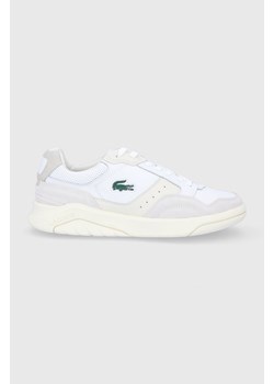 Lacoste Buty skórzane GAME ADVANCE LUXE LTH kolor biały 41SMA0015 ze sklepu ANSWEAR.com w kategorii Trampki męskie - zdjęcie 154362736