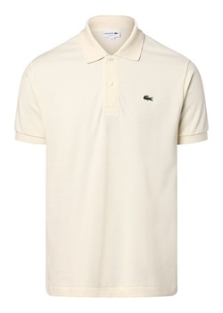 Lacoste Męska koszulka polo Mężczyźni Bawełna écru jednolity ze sklepu vangraaf w kategorii T-shirty męskie - zdjęcie 154366568