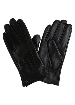 Pearlwood Rękawiczki ze skóry Mężczyźni skóra czarny jednolity ze sklepu vangraaf w kategorii Rękawiczki męskie - zdjęcie 154366589