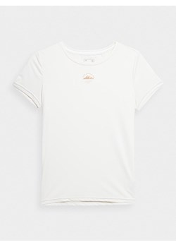 4F Koszulka sportowa w kolorze białym ze sklepu Limango Polska w kategorii Bluzki damskie - zdjęcie 154372697