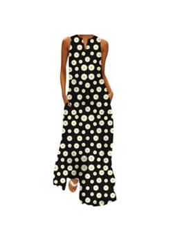 Maxi Sukienka W Kwiaty ze sklepu ParinePL w kategorii Sukienki - zdjęcie 154376359