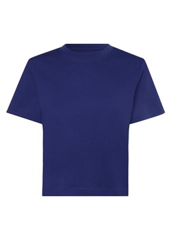 Marie Lund T-shirt damski Kobiety Bawełna błękit królewski jednolity ze sklepu vangraaf w kategorii Bluzki damskie - zdjęcie 154382798