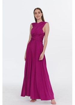 Sukienka infinity maxi Magenta Love, XS/S ze sklepu NAOKO w kategorii Sukienki - zdjęcie 154385216
