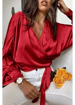 Bluzka damska FERMEZA RED ze sklepu Ivet Shop w kategorii Bluzki damskie - zdjęcie 154399918