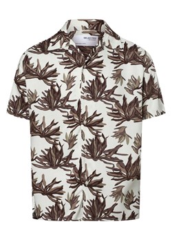Selected Koszula męska Mężczyźni Regular Fit wiskoza miętowy wzorzysty ze sklepu vangraaf w kategorii Koszule męskie - zdjęcie 154403145