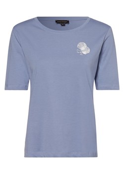 Franco Callegari T-shirt damski Kobiety Bawełna niebieski jednolity ze sklepu vangraaf w kategorii Bluzki damskie - zdjęcie 154403159