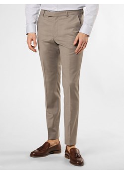 Joop Męskie spodnie od garnituru modułowego Mężczyźni Super Slim Fit taupe marmurkowy ze sklepu vangraaf w kategorii Spodnie męskie - zdjęcie 154403177