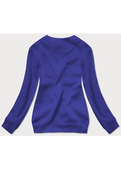 Bluza dresowa damska ze ściągaczami chabrowa (W01-65) ze sklepu goodlookin.pl w kategorii Bluzy damskie - zdjęcie 154404895