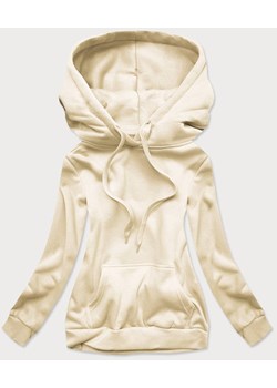 DAMSKA BLUZA DRESOWA ECRU (W02-67) ze sklepu goodlookin.pl w kategorii Bluzy damskie - zdjęcie 154405869