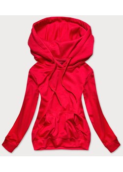 Cienka bluza dresowa damska czerwona (20002) ze sklepu goodlookin.pl w kategorii Bluzy damskie - zdjęcie 154406615