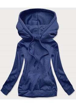 DAMSKA BLUZA DRESOWA CIEMNY GRANAT (W02-66) ze sklepu goodlookin.pl w kategorii Bluzy damskie - zdjęcie 154407616