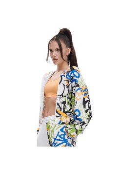 Cropp - Bluza z nadrukiem w stylu graffiti - biały ze sklepu Cropp w kategorii Bluzy damskie - zdjęcie 154409028