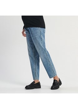 Sinsay - Jeansy mom high waist MAMA - Niebieski ze sklepu Sinsay w kategorii Spodnie ciążowe - zdjęcie 154410239