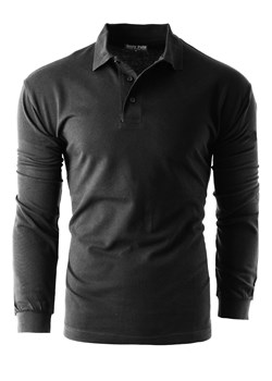Bluza męska LOK03 - czarna ze sklepu Risardi w kategorii Bluzy męskie - zdjęcie 154413907