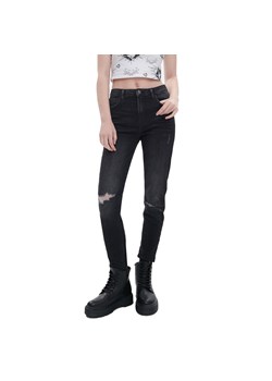 Cropp - Czarne jeansy skinny - czarny ze sklepu Cropp w kategorii Jeansy damskie - zdjęcie 154414015