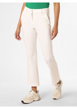 Cambio Spodnie Kobiety Bawełna biały jednolity ze sklepu vangraaf w kategorii Spodnie damskie - zdjęcie 154415337