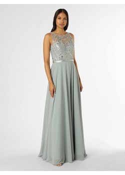 Luxuar Fashion Damska sukienka wieczorowa Kobiety Koronka miętowy jednolity ze sklepu vangraaf w kategorii Sukienki - zdjęcie 154415338