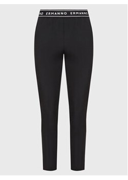 Ermanno Firenze Spodnie materiałowe D42EP042E47 Czarny Regular Fit ze sklepu MODIVO w kategorii Spodnie damskie - zdjęcie 154421325