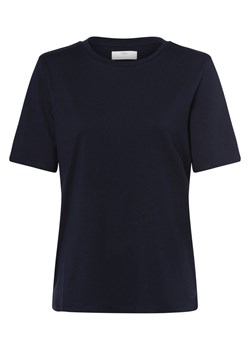 Fynch-Hatton T-shirt damski Kobiety Bawełna granatowy jednolity ze sklepu vangraaf w kategorii Bluzki damskie - zdjęcie 154421576