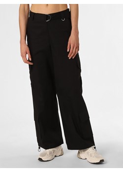 EDITED Spodnie  Kobiety Bawełna czarny jednolity ze sklepu vangraaf w kategorii Spodnie damskie - zdjęcie 154421695