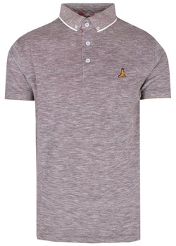 Koszulka Polo - Melanżowa Tkanina - Brave Soul TSBRSSS23GENSAIburgundy ze sklepu JegoSzafa.pl w kategorii T-shirty męskie - zdjęcie 154449119