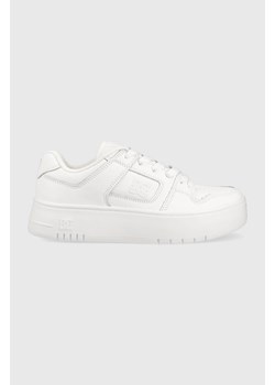 DC sneakersy skórzane kolor biały ze sklepu ANSWEAR.com w kategorii Buty sportowe damskie - zdjęcie 154457506