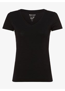Marie Lund T-shirt damski Kobiety Bawełna granatowy jednolity ze sklepu vangraaf w kategorii Bluzki damskie - zdjęcie 154457939