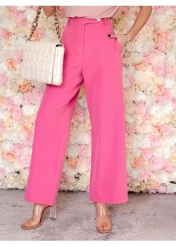 Spodnie Modene Amarantowe ze sklepu Lisa Mayo w kategorii Spodnie damskie - zdjęcie 154464428