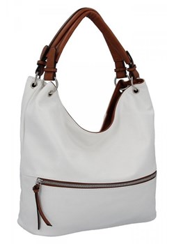 Uniwersalne Torebki Damskie XL firmy Hernan Białe (kolory) ze sklepu PaniTorbalska w kategorii Torby Shopper bag - zdjęcie 154468695