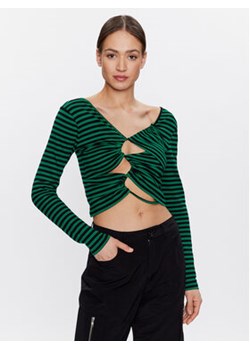 Birgitte Herskind Bluzka Kiki 4770947 Zielony Slim Fit ze sklepu MODIVO w kategorii Bluzki damskie - zdjęcie 154495355