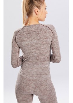 Legginsy melange sportowe w kolorze kawowym, Kolor kawowy, Rozmiar M, Spaio ze sklepu Intymna w kategorii Spodnie damskie - zdjęcie 154504956