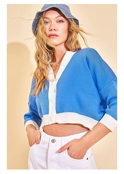Lycalia Kardigan w kolorze niebiesko-kremowym ze sklepu Limango Polska w kategorii Swetry damskie - zdjęcie 154515869