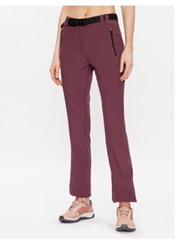 CMP Spodnie outdoor 3T59036 Bordowy Regular Fit ze sklepu MODIVO w kategorii Spodnie damskie - zdjęcie 154535507