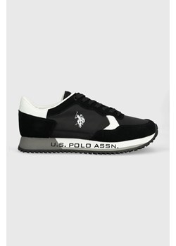 U.S. Polo Assn. sneakersy CLEEF kolor czarny ze sklepu ANSWEAR.com w kategorii Buty sportowe męskie - zdjęcie 155791975