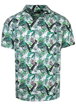 Koszula Hawajska - Brave Soul - Zielone Liście  KSKCBRSSS23MULTIpalm ze sklepu JegoSzafa.pl w kategorii Koszule męskie - zdjęcie 155792439