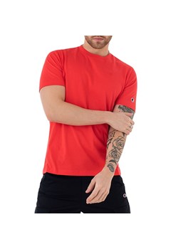 Koszulka Champion Embroidered Comfort Fit Cotton 218496-RS036 - czerwona ze sklepu streetstyle24.pl w kategorii T-shirty męskie - zdjęcie 155796886
