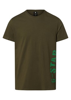 G-Star RAW T-shirt męski Mężczyźni Bawełna oliwkowy nadruk ze sklepu vangraaf w kategorii T-shirty męskie - zdjęcie 155808706