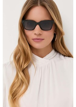 Guess okulary przeciwsłoneczne damskie kolor czarny ze sklepu ANSWEAR.com w kategorii Okulary przeciwsłoneczne damskie - zdjęcie 155816096