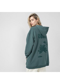 Damska bluza dresowa rozpinana z kapturem OUTHORN OTHSS23TSWSF294 - oliwkowa ze sklepu Sportstylestory.com w kategorii Bluzy damskie - zdjęcie 155818659