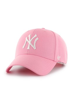 Damska czapka z daszkiem 47 Brand New York Yankees '47 Snapback - różowa ze sklepu Sportstylestory.com w kategorii Czapki z daszkiem damskie - zdjęcie 155836248