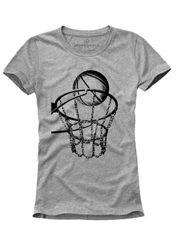 T-shirt damski UNDERWORLD Streetball szary ze sklepu morillo w kategorii Bluzki damskie - zdjęcie 155837489