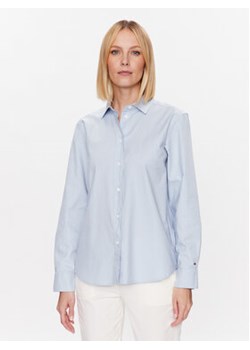 Tommy Hilfiger Koszula Oxford WW0WW37989 Niebieski Relaxed Fit ze sklepu MODIVO w kategorii Koszule damskie - zdjęcie 155849149