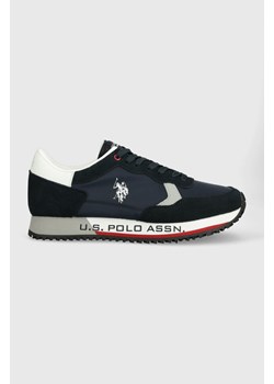 U.S. Polo Assn. sneakersy CLEEF kolor granatowy ze sklepu ANSWEAR.com w kategorii Buty sportowe męskie - zdjęcie 155852908