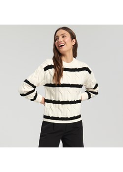 Sinsay - Sweter z ozdobnym splotem - Wielobarwny ze sklepu Sinsay w kategorii Swetry damskie - zdjęcie 155861609